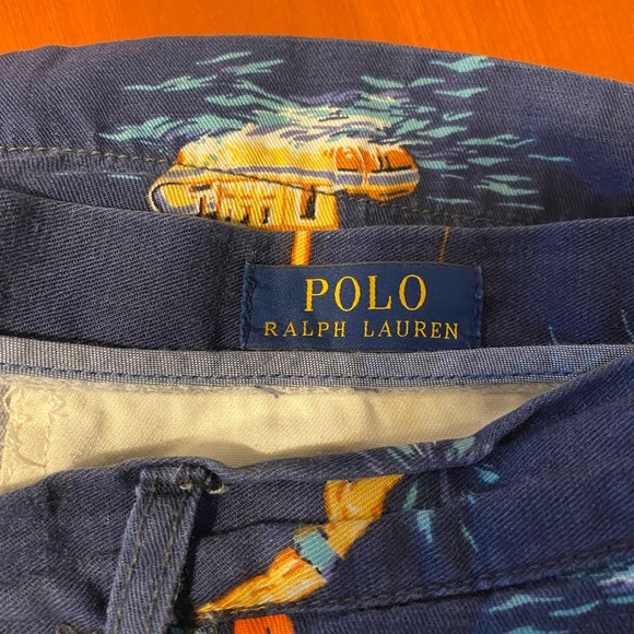 Polo Ralph Lauren Shorts Mens Size 31 Blue Navy - Picture 6 of 7
